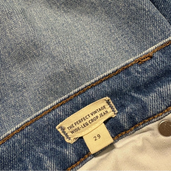 Madewell The Perfect Vintage Wide-Leg Crop Jeans - Picture 7 of 11